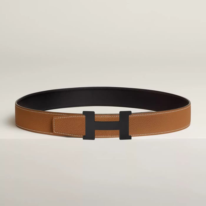 Constance Belt Buckle & Reversible Leather Strap 38 MM