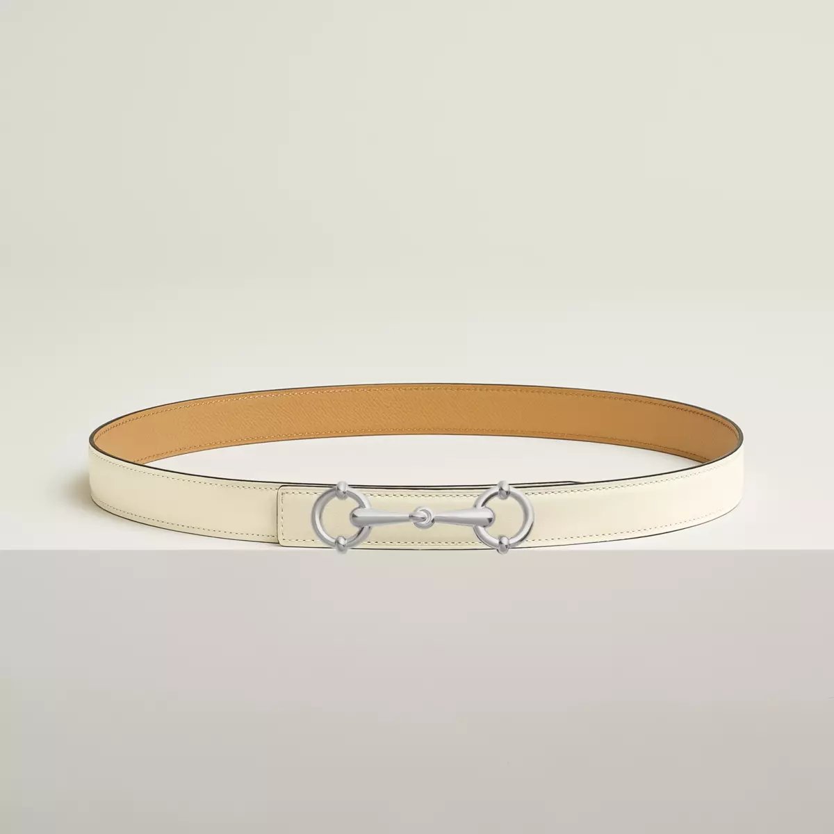 Lady Rider belt buckle & Reversible leather strap 24 mm