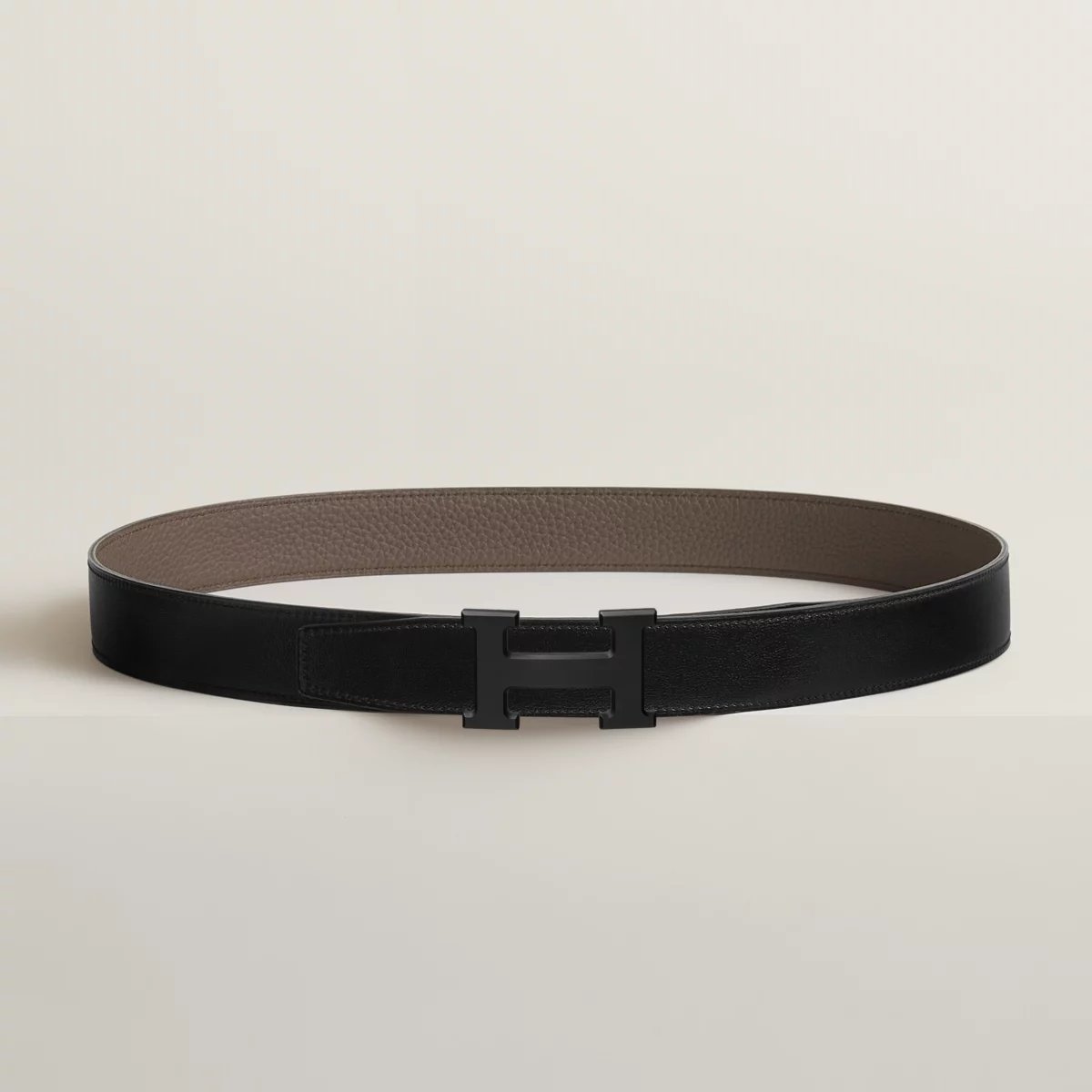 H 벨트 버클 & 리버서블 가죽 스트랩 32mm