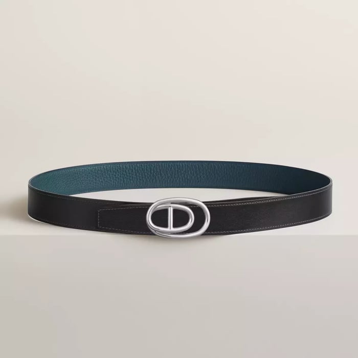 Odyssee Belt Buckle & Reversible Leather Strap 32 MM