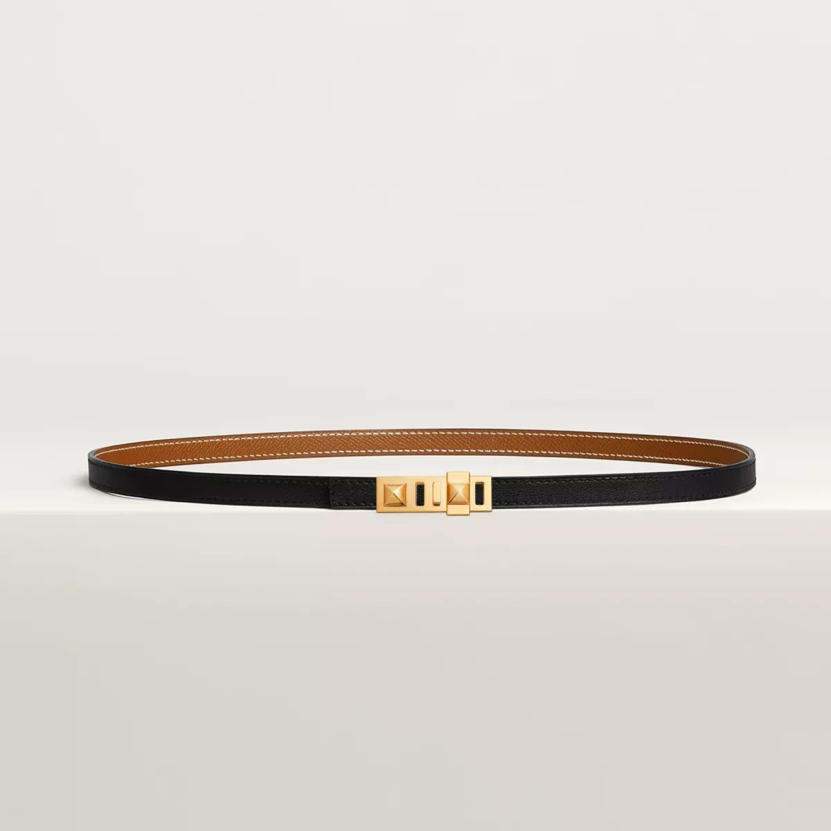 Collier de Chien 벨트 버클 & 리버서블 가죽 스트랩 13mm