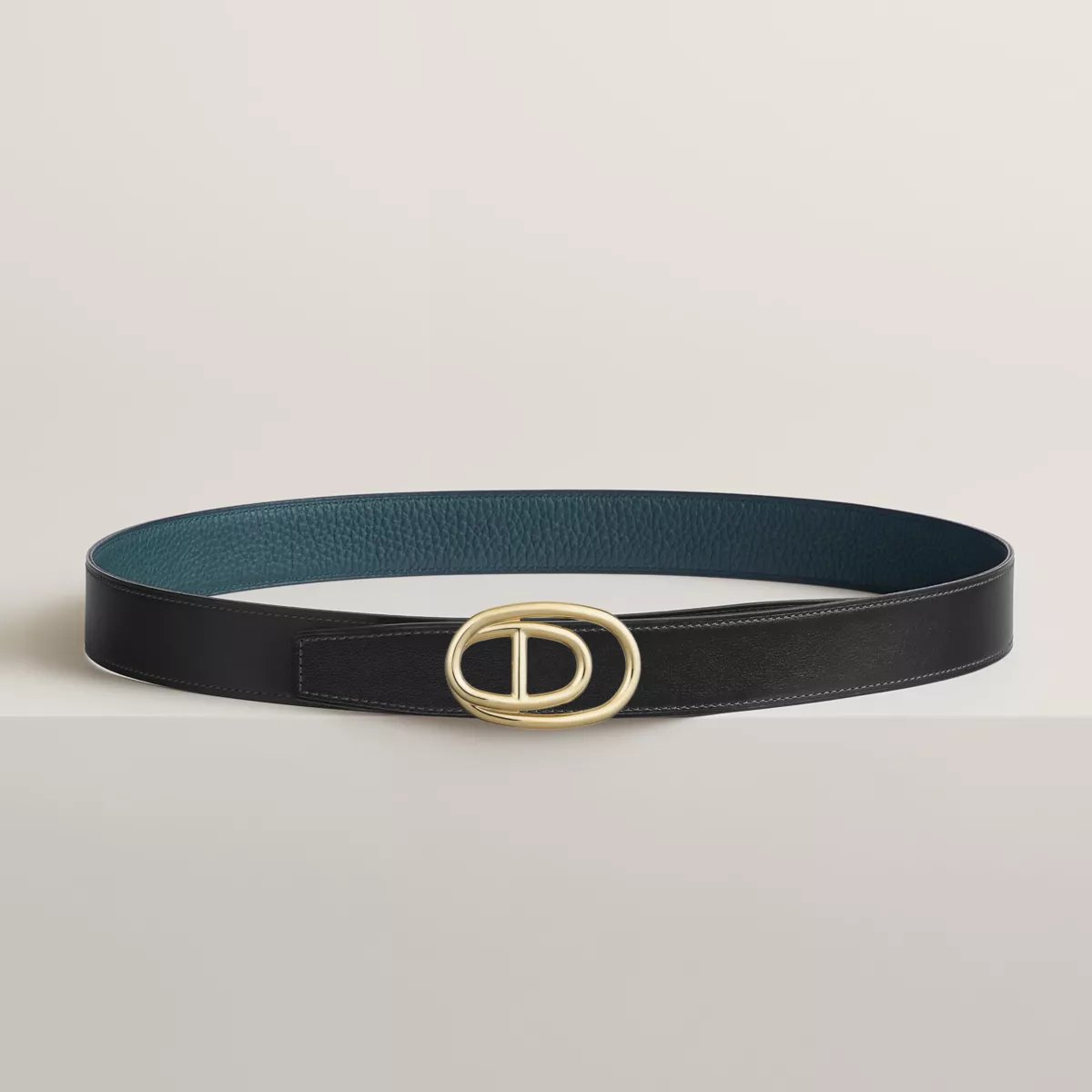 Boucle de ceinture Odyssée & Cuir de ceinture réversible 32 mm