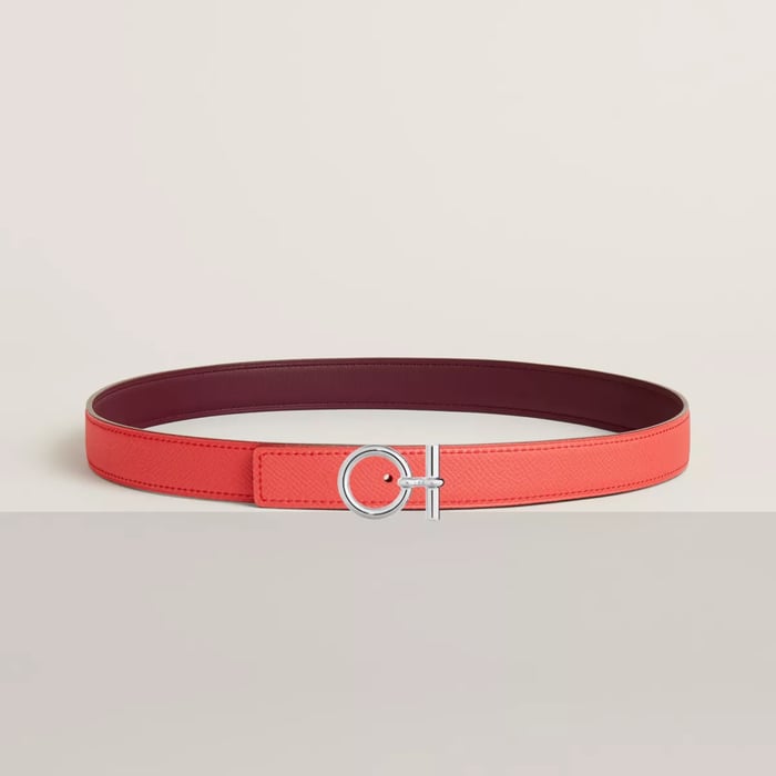 Flot Belt Buckle & Reversible Leather Strap 24 MM
