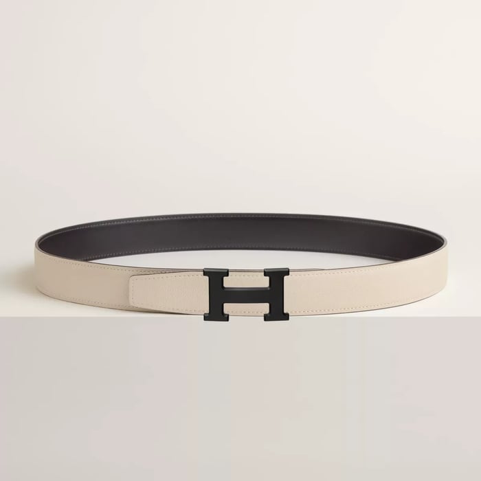 H 벨트 버클 & 리버서블 가죽 스트랩 32mm