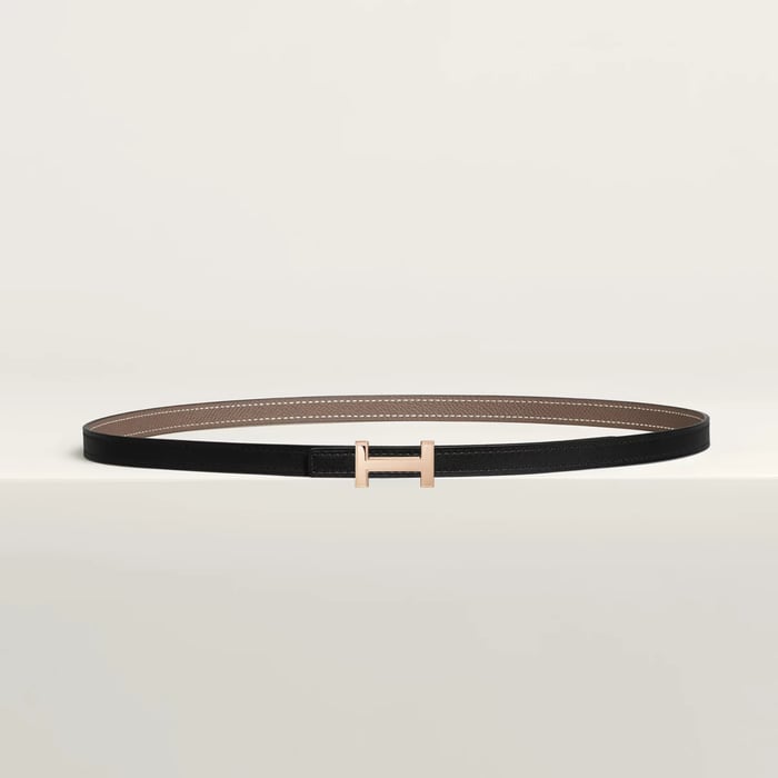 Focus belt buckle & Reversible leather strap 13 mm