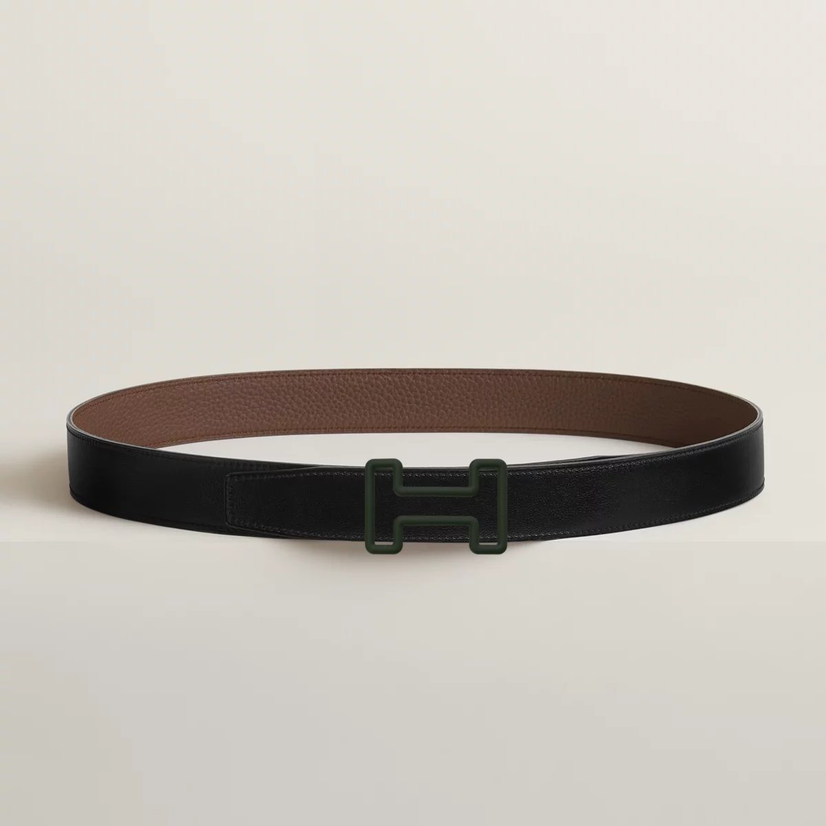 Tonight Color belt buckle & Reversible leather strap 32 mm