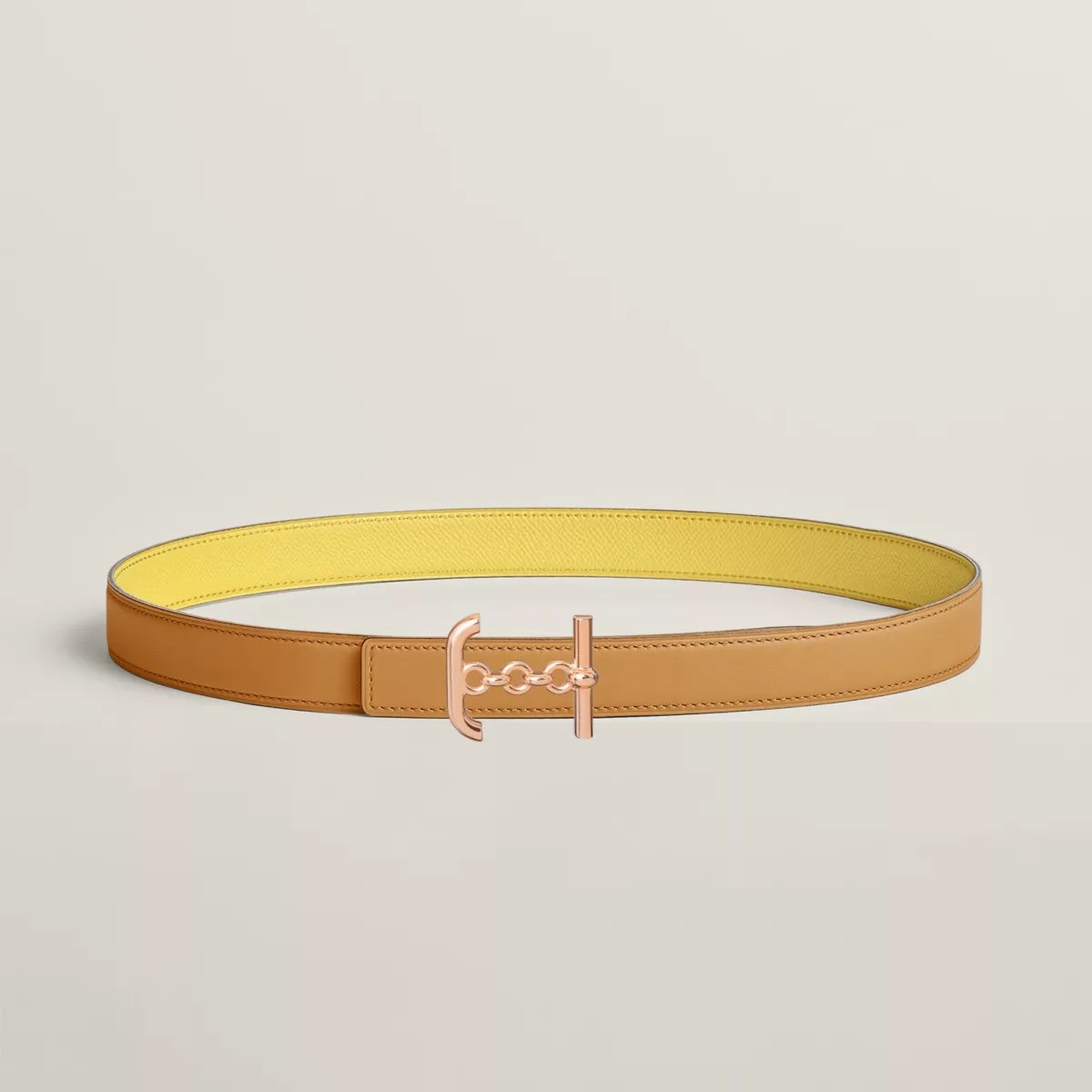 Ancre Marin belt buckle & Reversible leather strap 24 mm