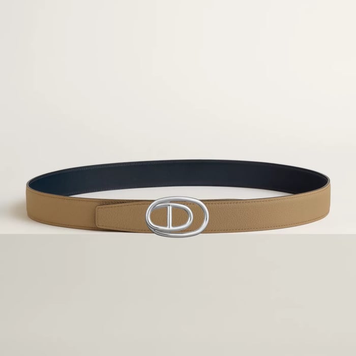 Odyssee 벨트 버클 & 리버서블 가죽 스트랩 32mm