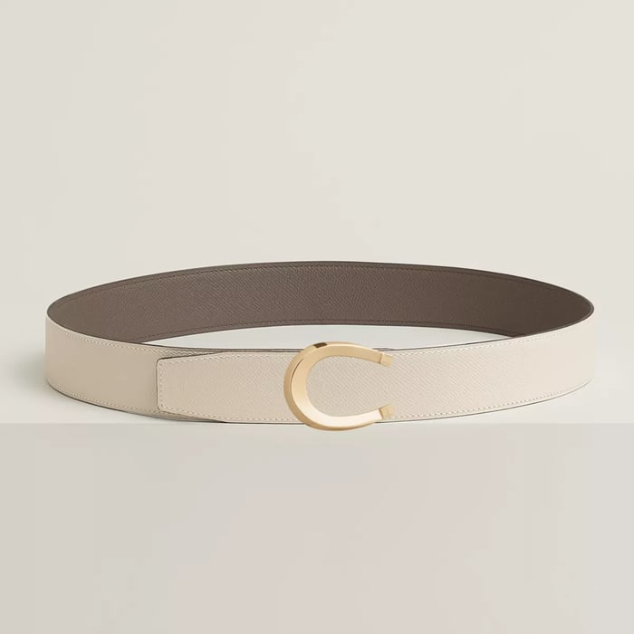 Luck Belt Buckle & Reversible Leather Strap 38 MM