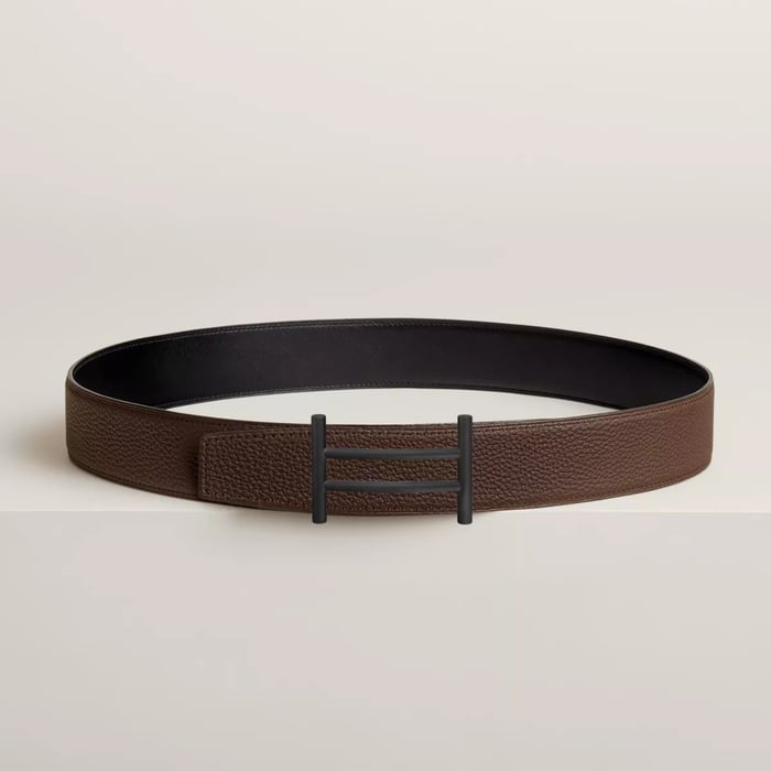 Rider Belt Buckle & Reversible Leather Strap 38 MM