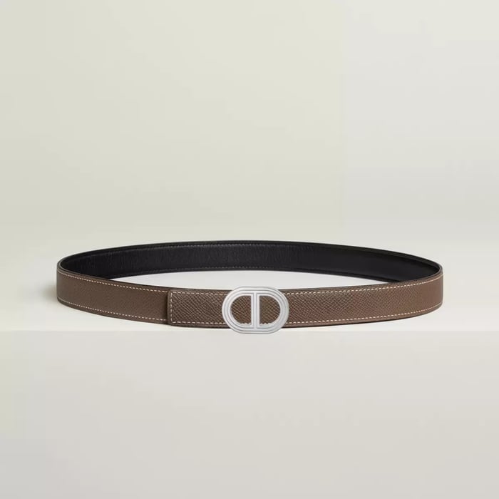 Rivage Belt Buckle & Reversible Leather Strap 24 MM