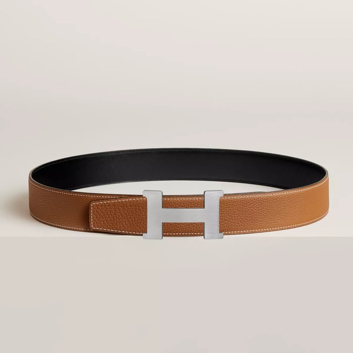 Constance Belt Buckle & Reversible Leather Strap 38 MM