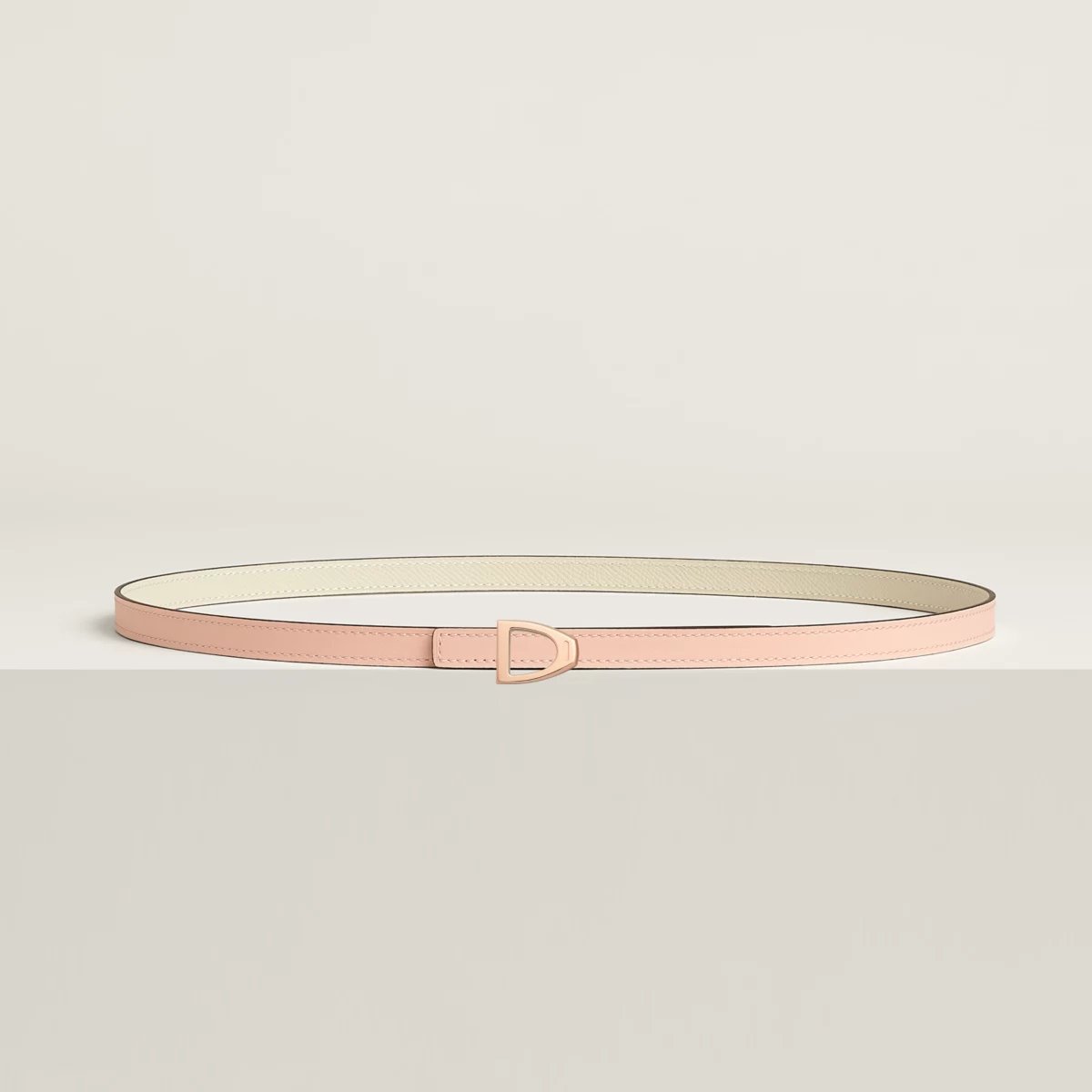 Cavaliere belt buckle & Reversible leather strap 13 mm