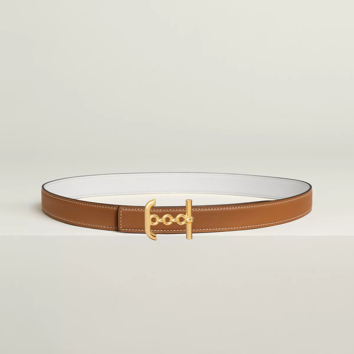 Ancre Marin belt buckle & Reversible leather strap 24 mm