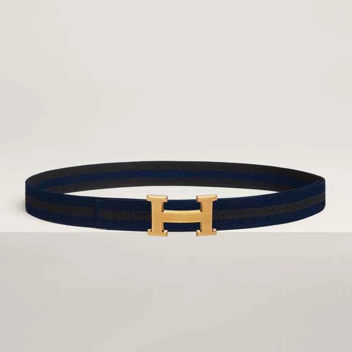 H Guillochee Belt Buckle & Team Band 32 MM