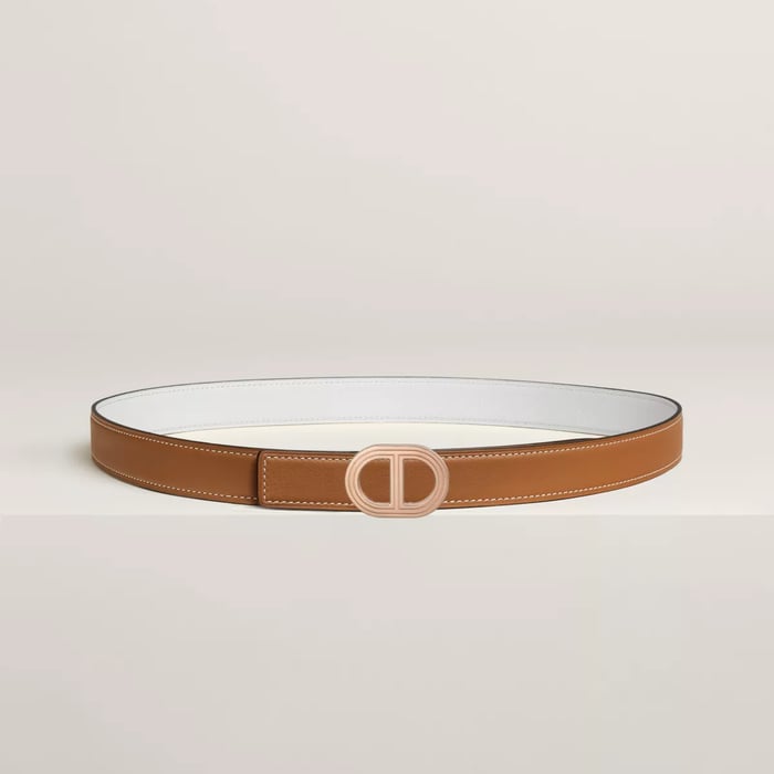Rivage Belt Buckle & Reversible Leather Strap 24 MM