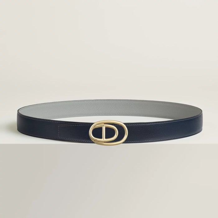 Odyssee Belt Buckle & Reversible Leather Strap 32 MM