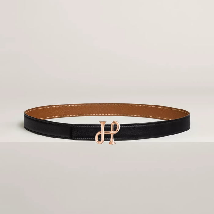 Cor Baroque belt buckle & Reversible leather strap 24 mm