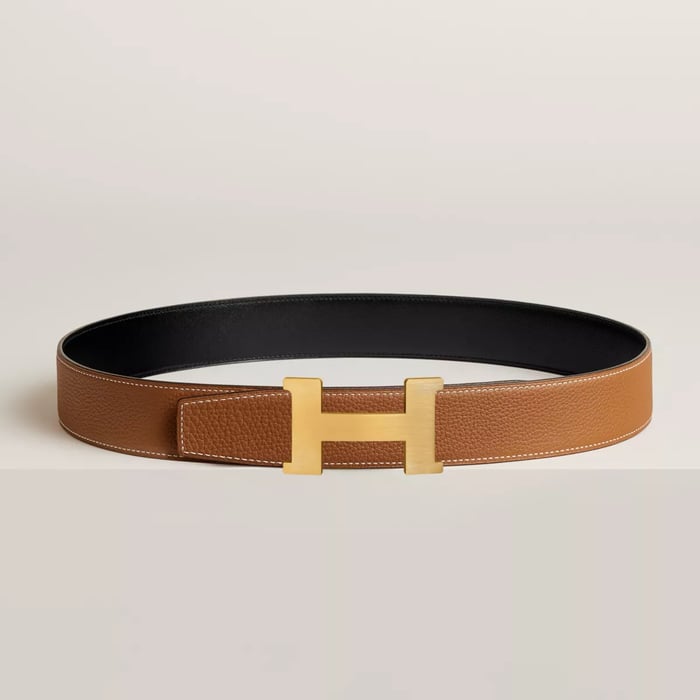 Constance Belt Buckle & Reversible Leather Strap 38 MM