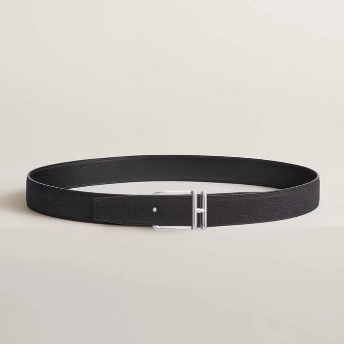 Volte-face Reversible Belt Buckle & Reversible Leather Strap 32 MM
