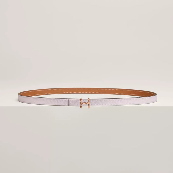 H Torsade Belt Buckle & Reversible Leather Strap 13 MM