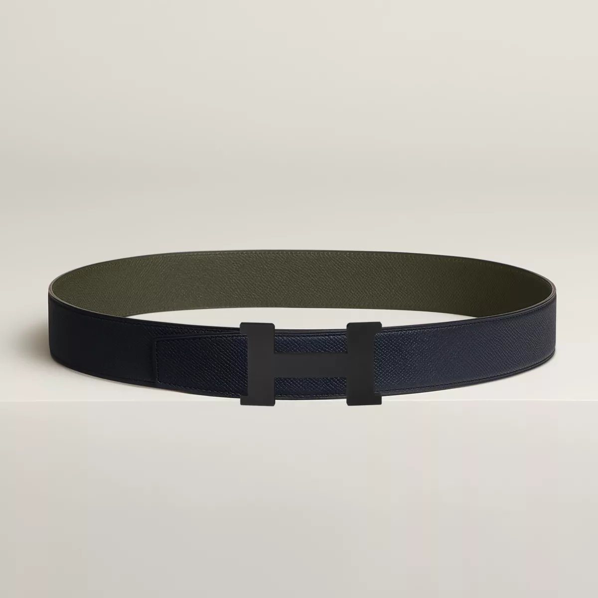 Constance belt buckle & Reversible leather strap 38 mm
