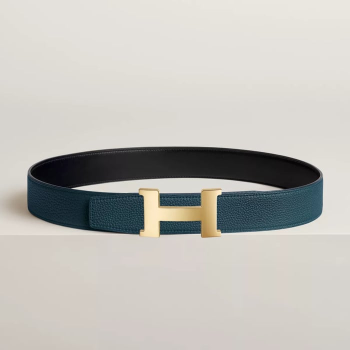 Constance Belt Buckle & Reversible Leather Strap 38 MM