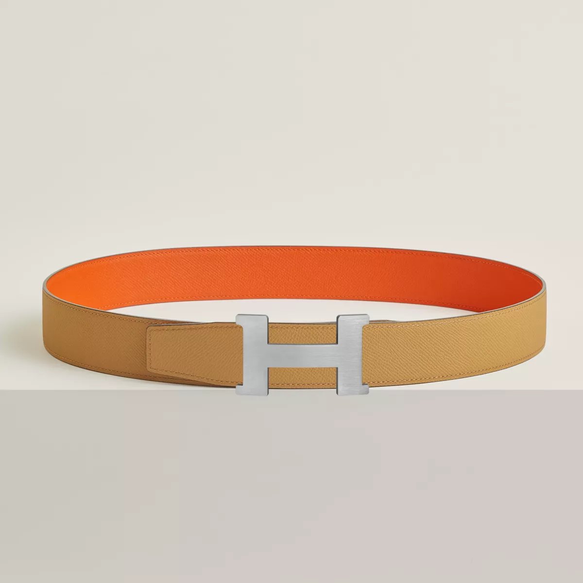 Constance belt buckle & Reversible leather strap 38 mm
