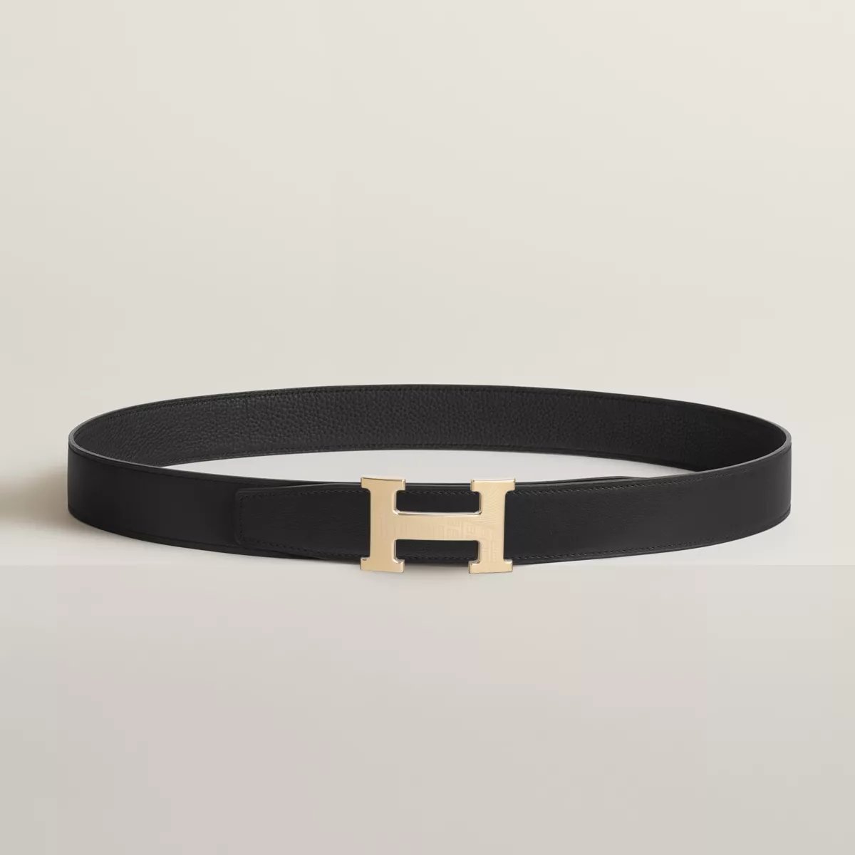 5382 Faubourg belt buckle & Reversible leather strap 32 mm