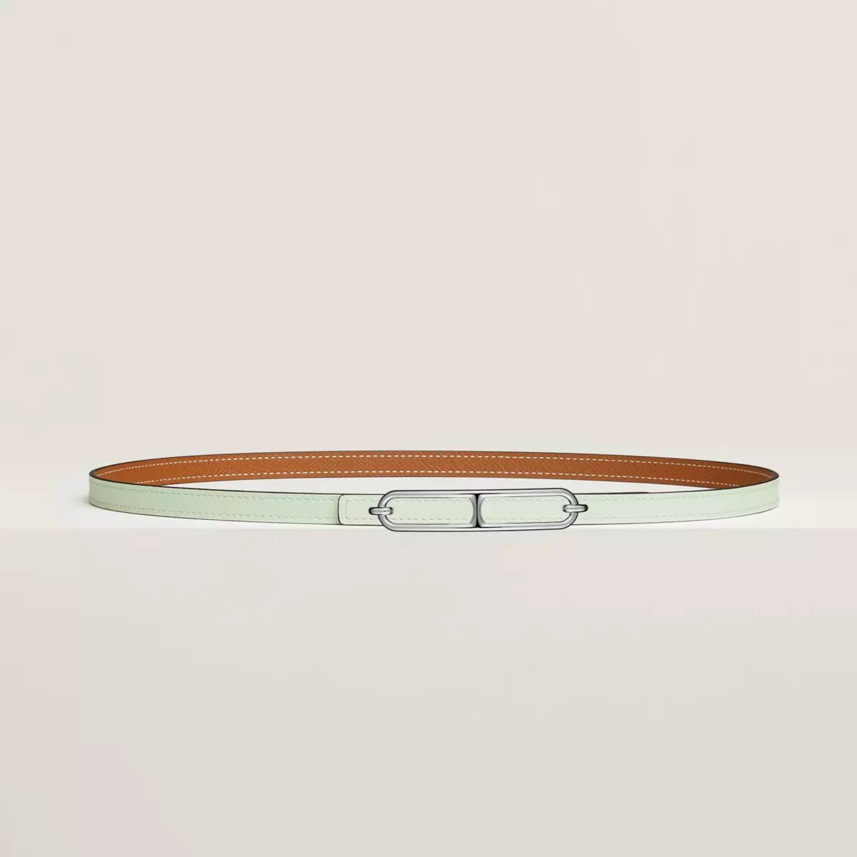 Roulis belt buckle & Reversible leather strap 13 mm