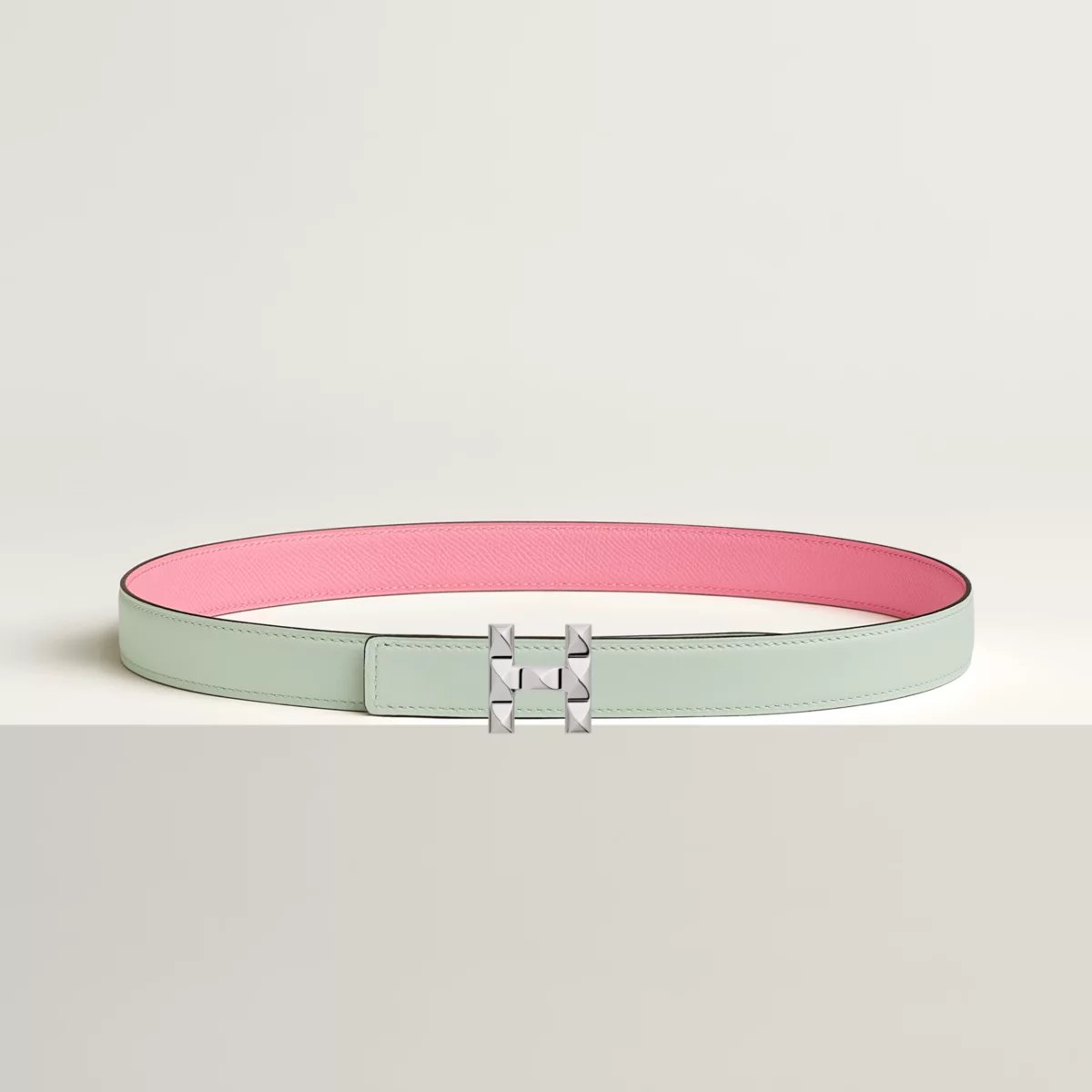 H Infini belt buckle & Reversible leather strap 24 mm