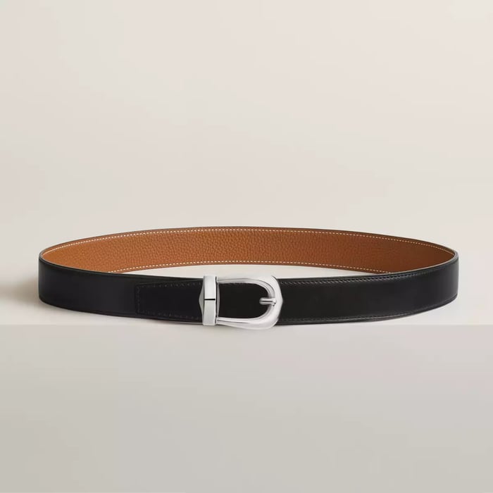 Bride d'Apparat Belt Buckle & Reversible Leather Strap 32 MM
