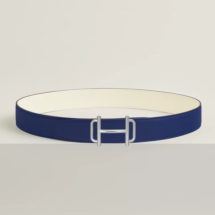 Royal Belt Buckle & Reversible Leather Strap 38 MM