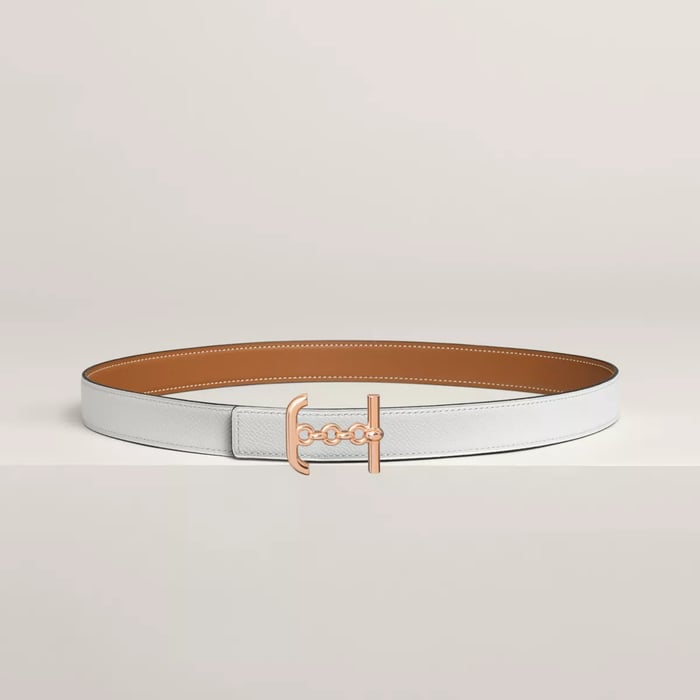 Ancre Marin Belt Buckle & Reversible Leather Strap 24 MM