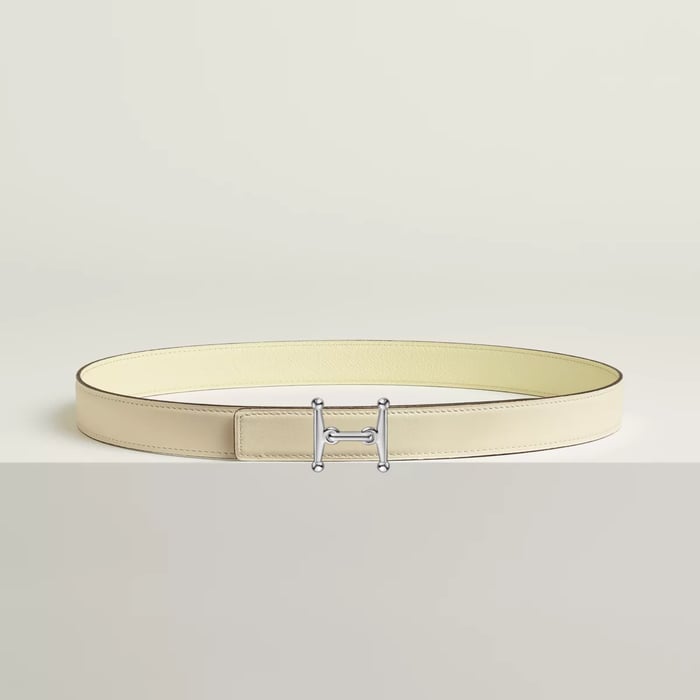 Mors H Belt Buckle & Reversible Leather Strap 24 MM
