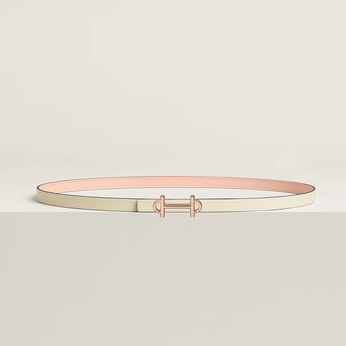 Gamma Belt Buckle & Reversible Leather Strap 13 MM