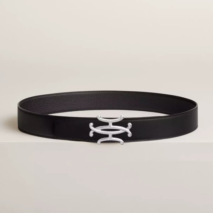 Neo Lift Belt Buckle & Reversible Leather Strap 38 MM