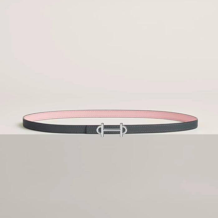 Gamma Belt Buckle & Reversible Leather Strap 13 MM
