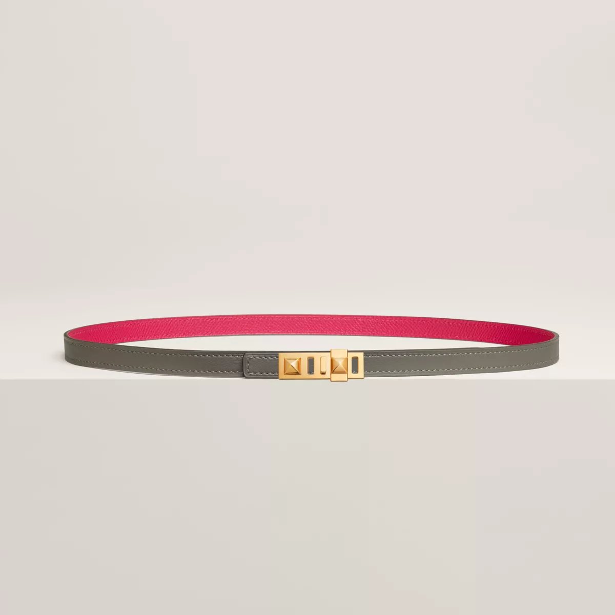Collier de Chien belt buckle & Reversible leather strap 13 mm