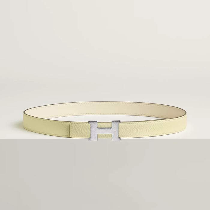 Boucle De Ceinture Mini Constance Martelée & Cuir De Ceinture Réversible 24 MM
