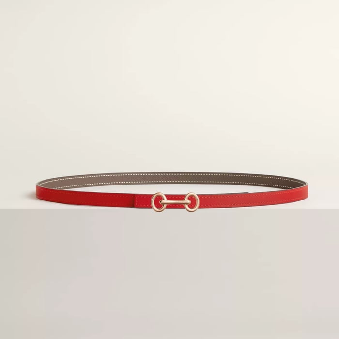 Boucle de ceinture Héritage & Cuir de ceinture réversible 13 mm