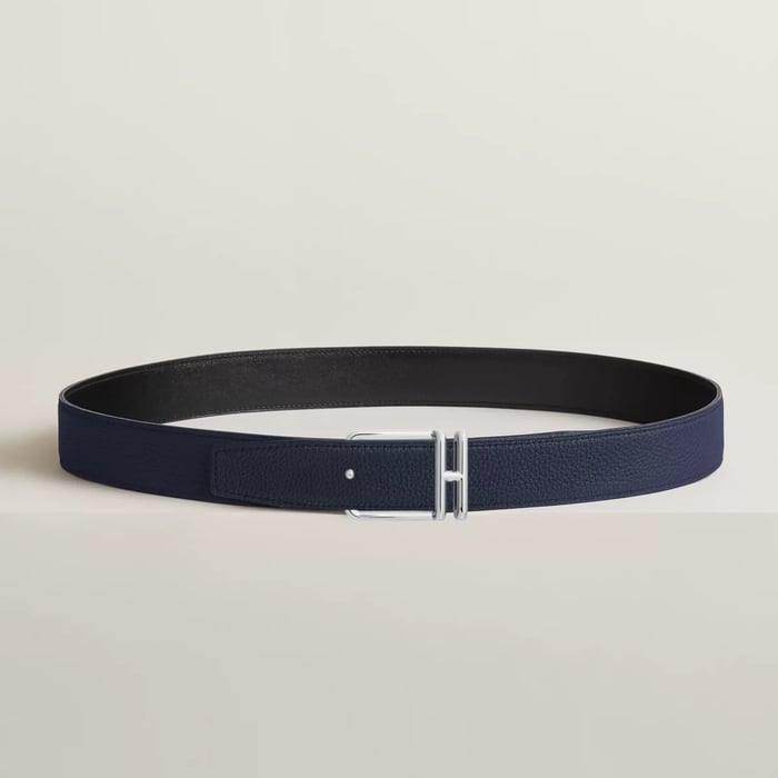 Volte-face Reversible Belt Buckle & Reversible Leather Strap 32 MM