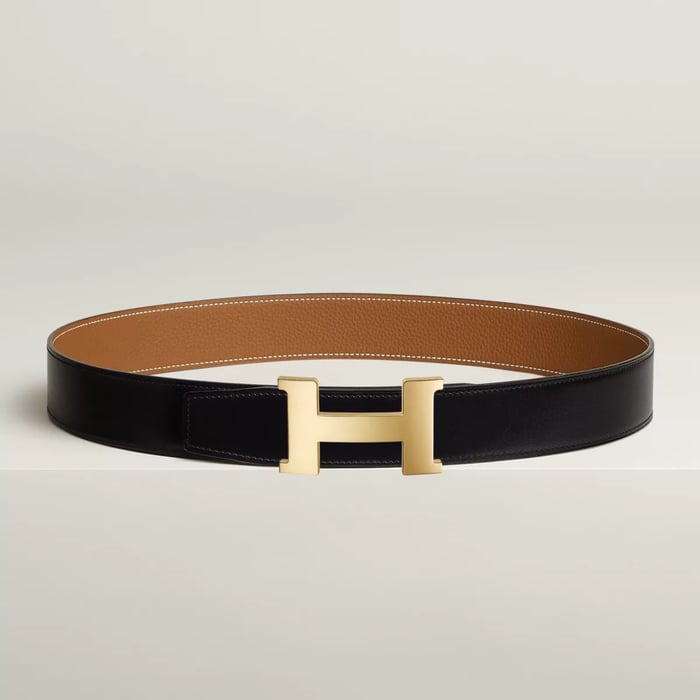 Constance Belt Buckle & Reversible Leather Strap 38 MM