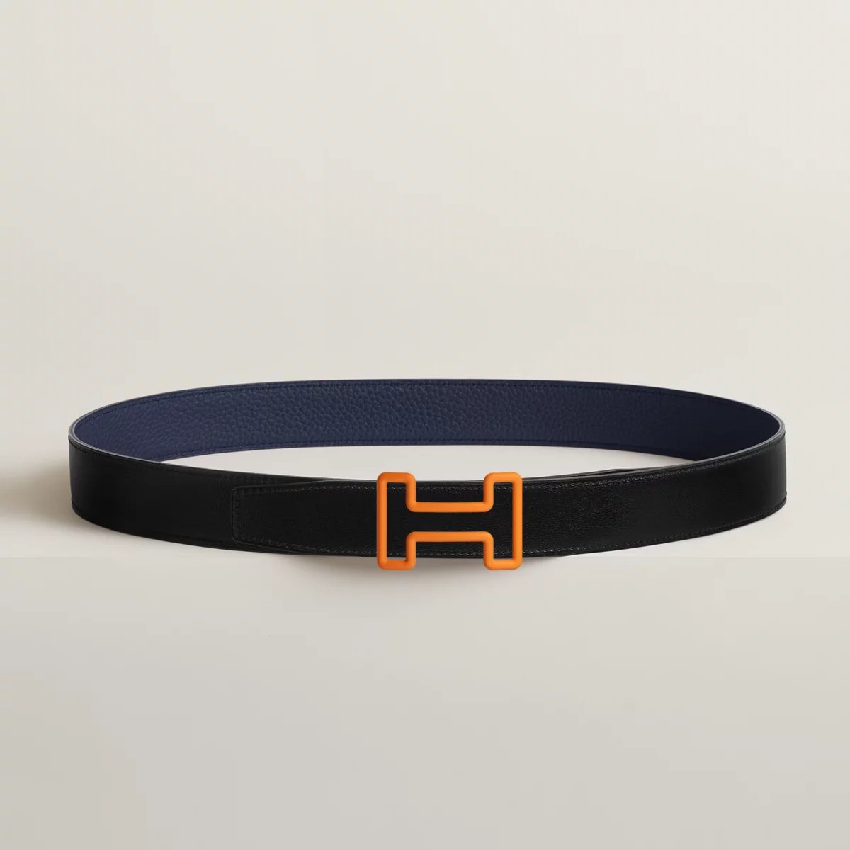 Tonight Color belt buckle & Reversible leather strap 32 mm