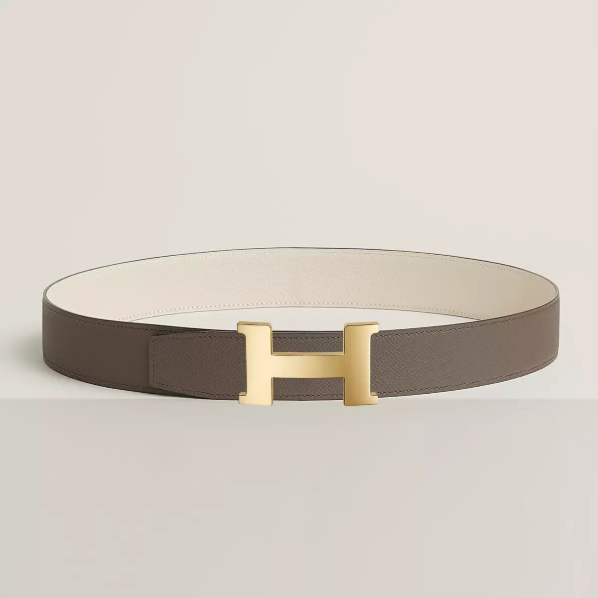 Constance belt buckle & Reversible leather strap 38 mm