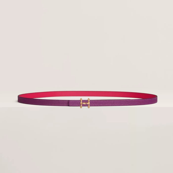 H Torsade Belt Buckle & Reversible Leather Strap 13 MM