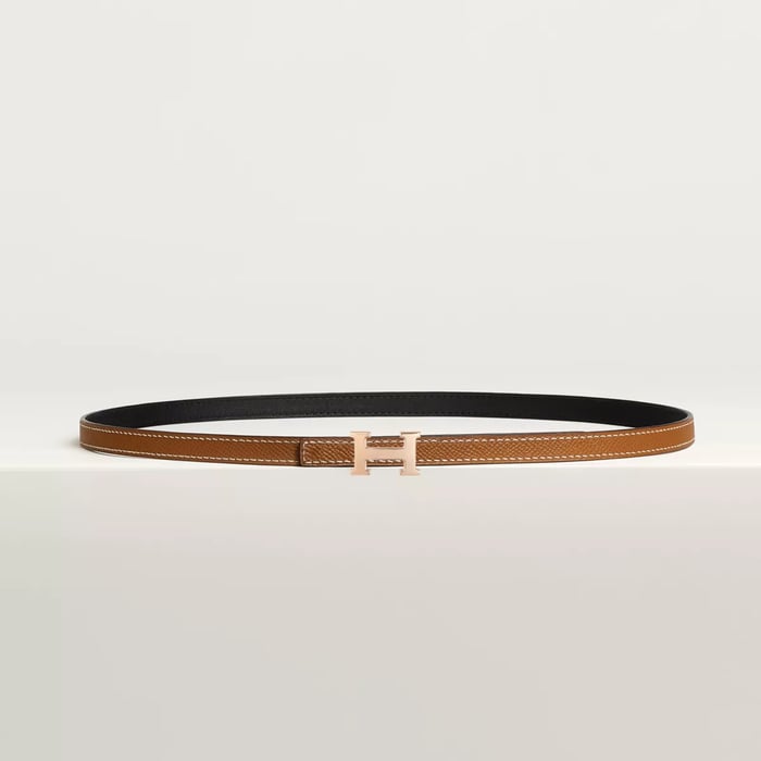 Mini 5382 벨트 버클 & 리버서블 가죽 스트랩 13mm