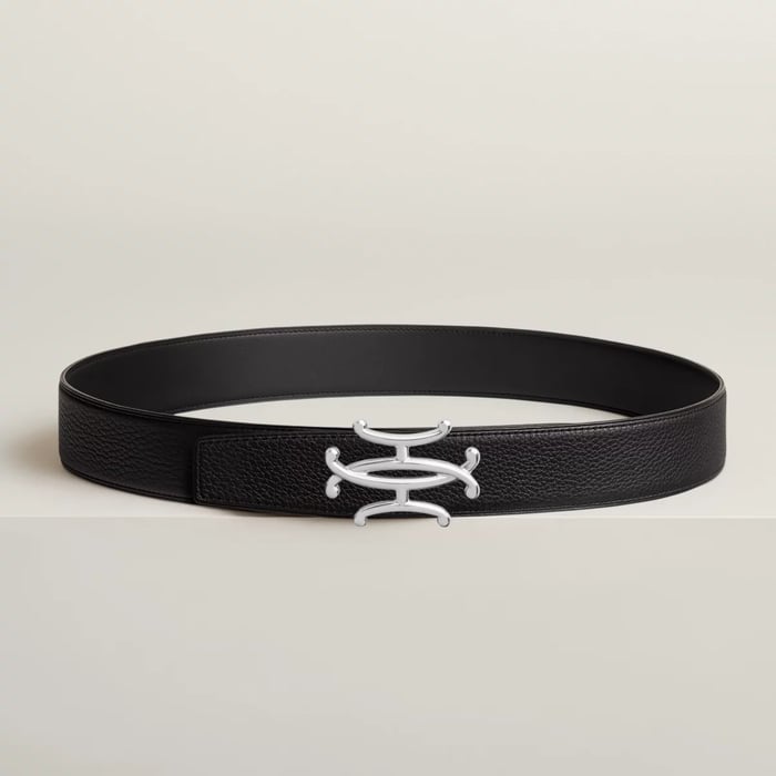 Neo Lift Belt Buckle & Reversible Leather Strap 38 MM