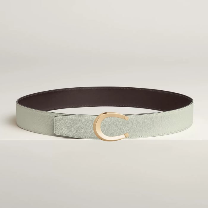 Luck Belt Buckle & Reversible Leather Strap 38 MM