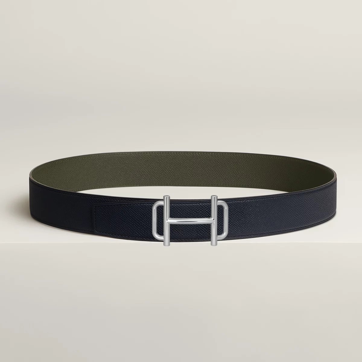 Royal belt buckle & Reversible leather strap 38 mm